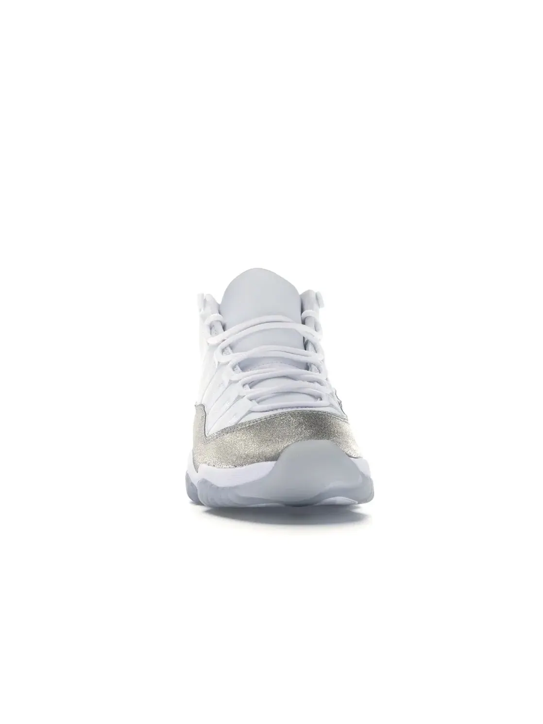 Женские кроссовки с высоким верхом Jordan 11 Retro White Metallic Silver (W) Jordan — изображение 2 из 4