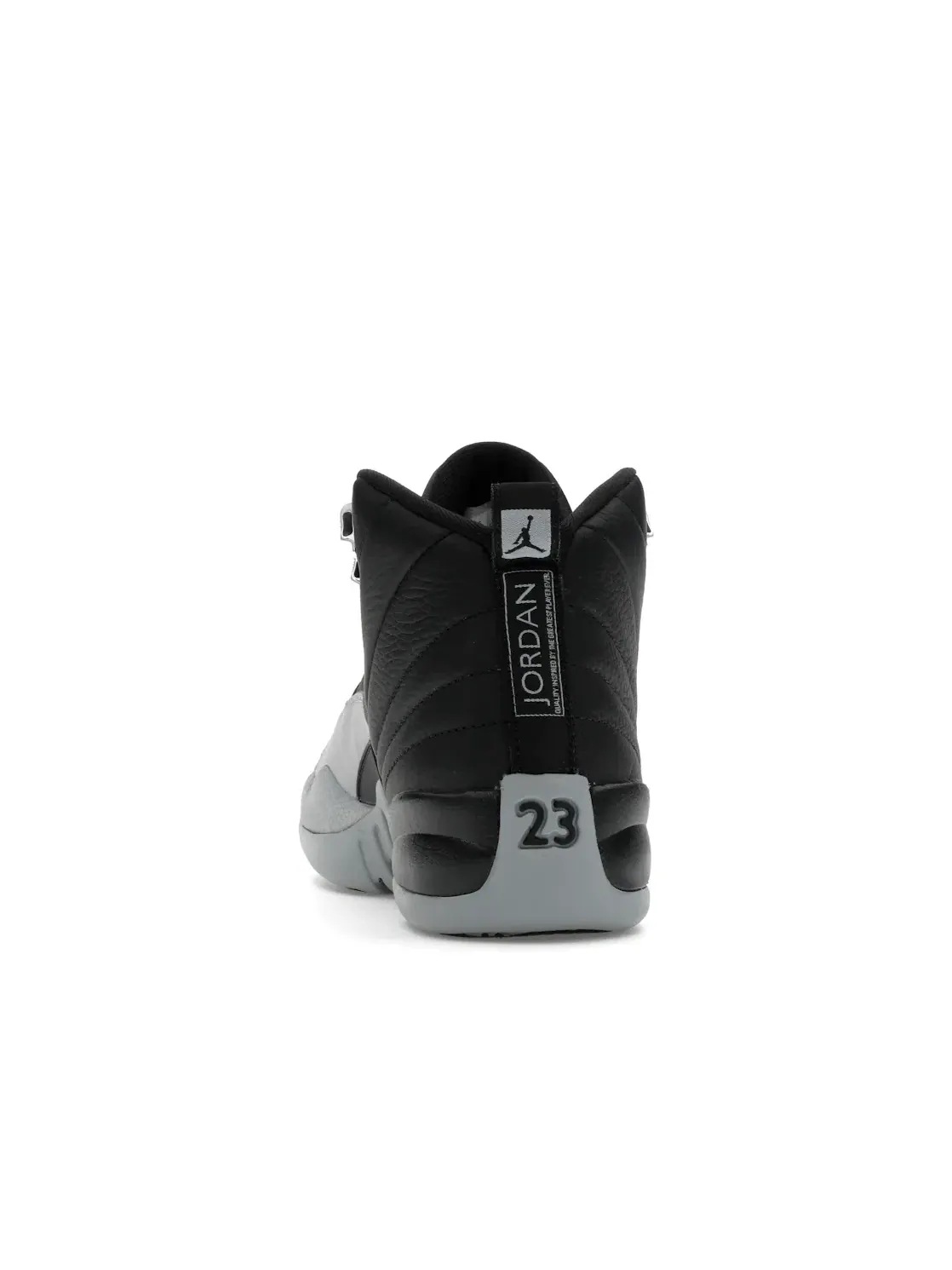 Детские кроссовки высокие с принтом Jordan 12 Retro Barons (GS) Jordan — изображение 4 из 4, черный/серый-белый