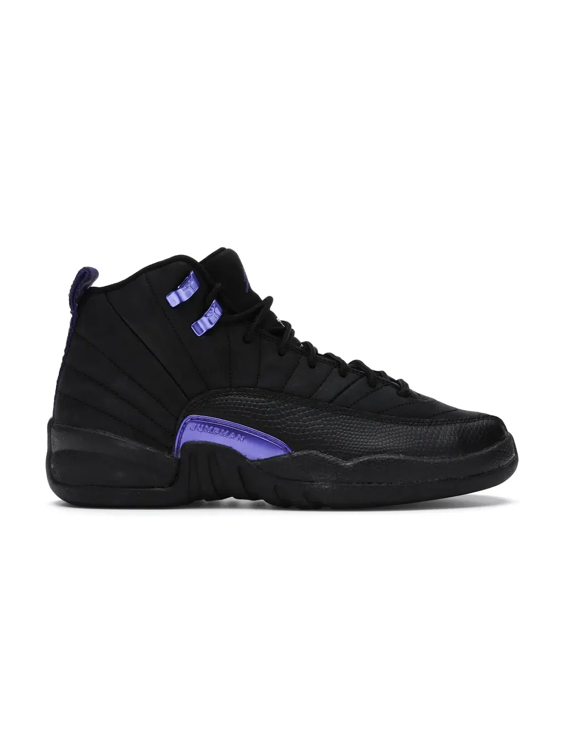Детские кроссовки с двухцветным дизайном Jordan 12 Retro — изображение 1 из 4, черный/черный-темный