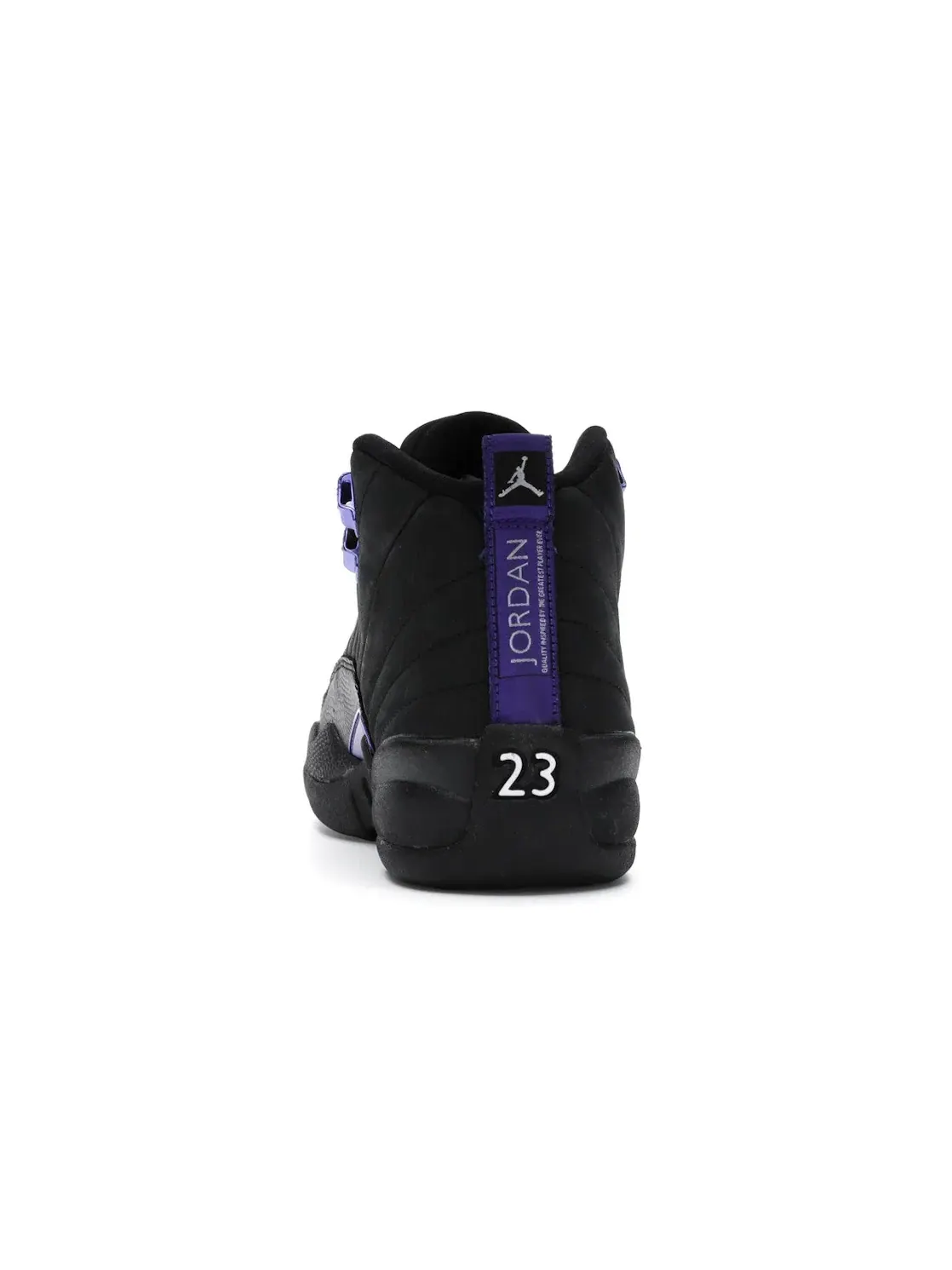 Детские кроссовки с двухцветным дизайном Jordan 12 Retro — изображение 4 из 4, черный/черный-темный