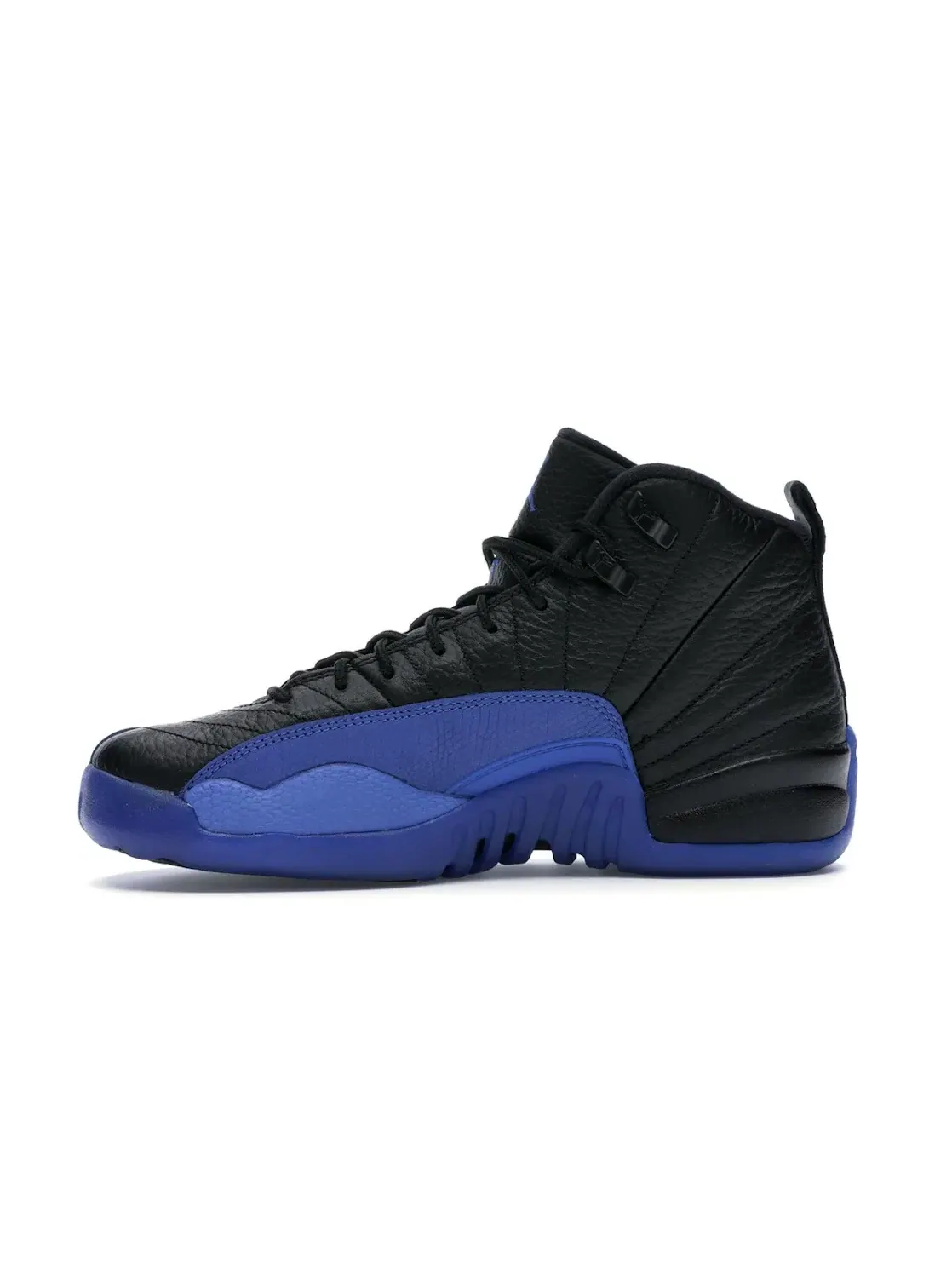 Детские кроссовки с кожаным верхом Jordan 12 Retro Jordan — изображение 3 из 4, черный/-черный