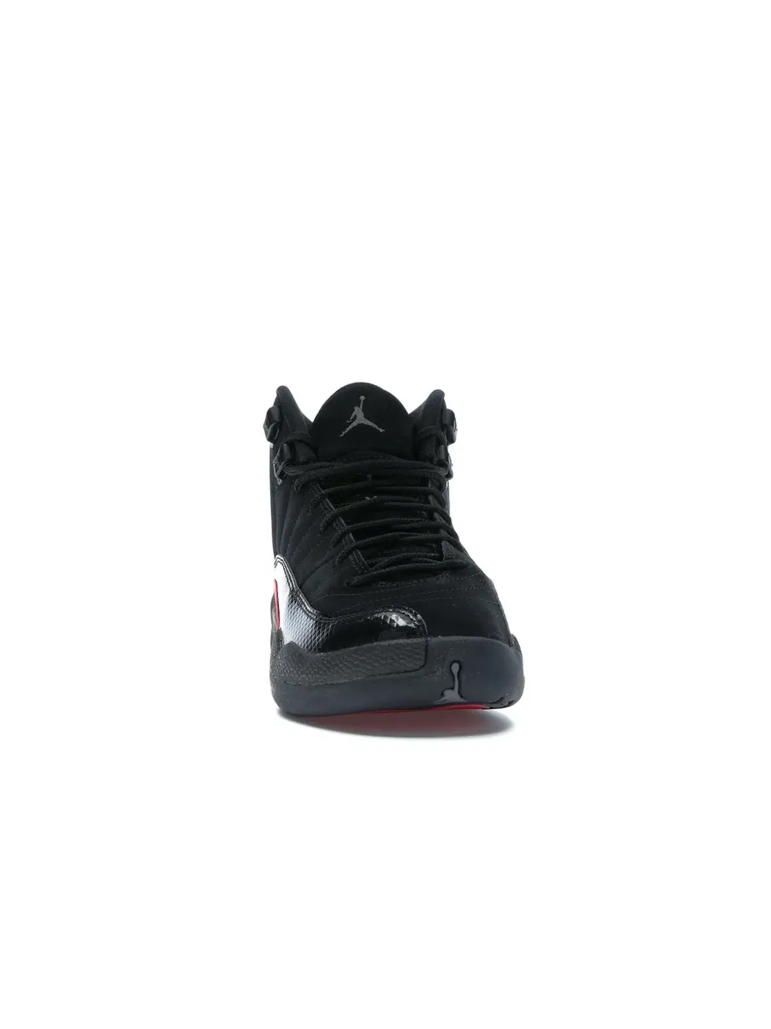 Детский баскетбольный кроссовок с длинным шнурованием Jordan 12 Retro Jordan — изображение 2 из 4, черный/розовый