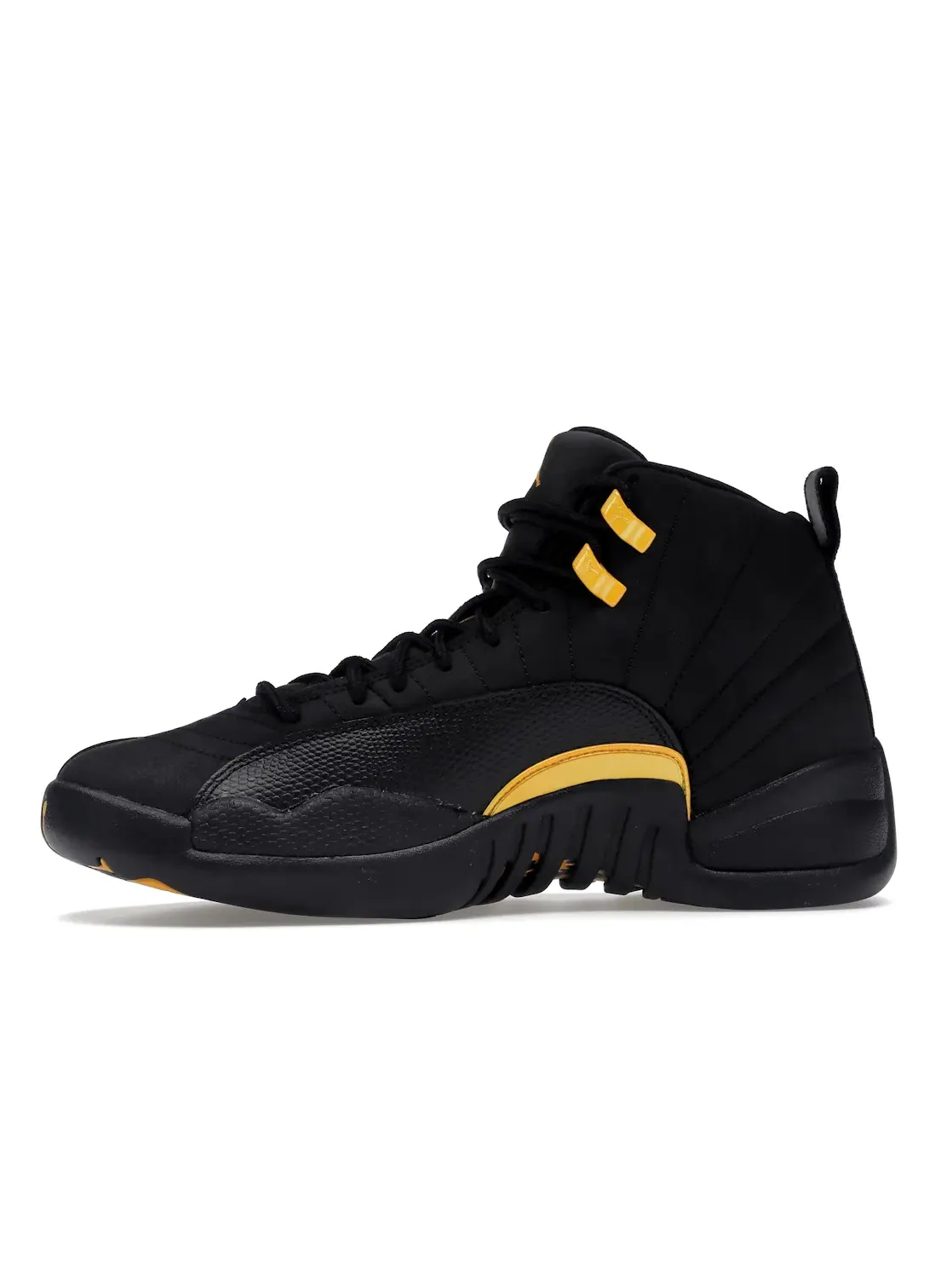 Мужские кроссовки кожаные с принтом Jordan 12 Retro — изображение 3 из 4, черный