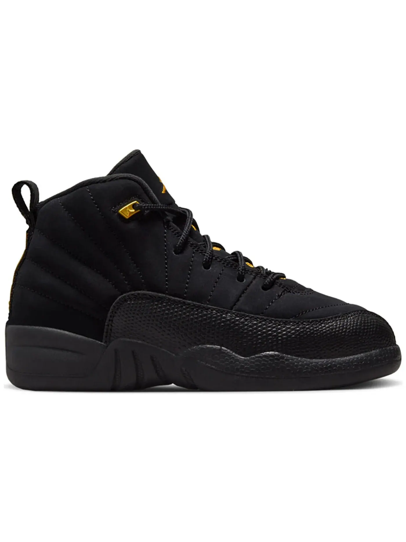 Детские кроссовки для мальчиков с кожаным верхом Jordan 12 Retro Jordan — изображение 1 из 1, черный