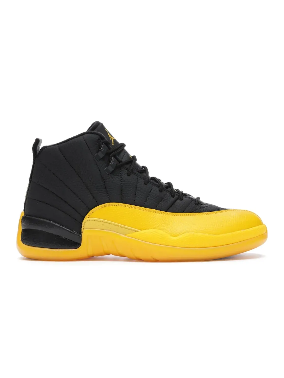 Мужские кроссовки с кожаным верхом Jordan 12 Retro Jordan — изображение 1 из 4, черный/золотистый