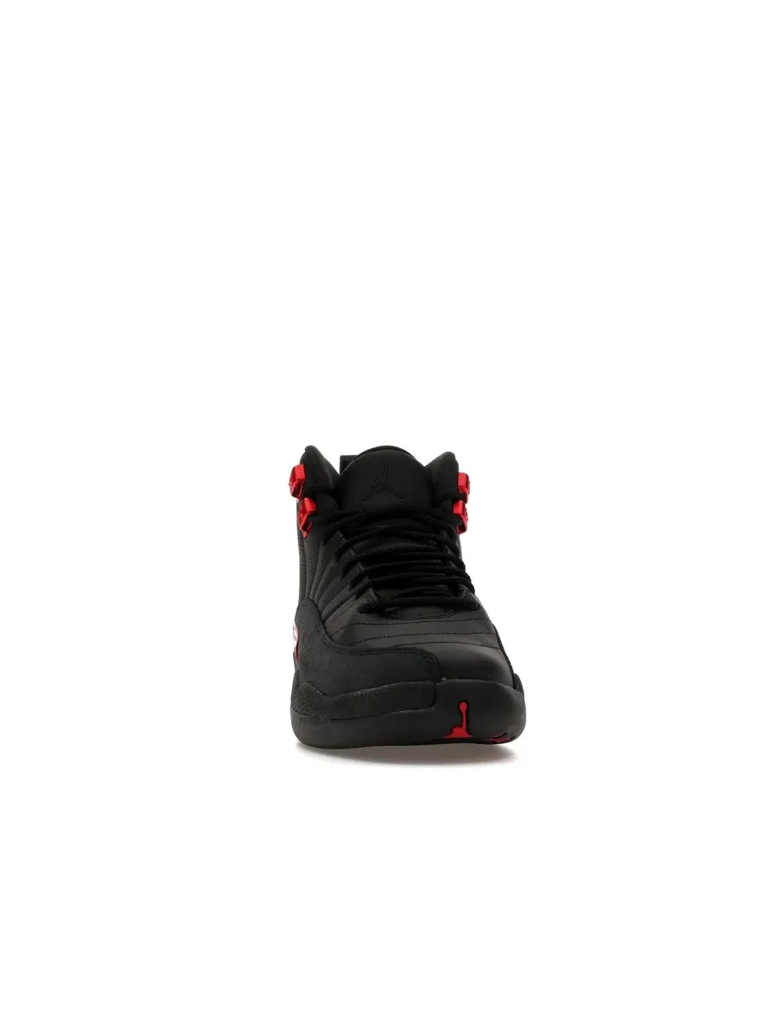 Детские кроссовки с длинным шнурованием Jordan 12 Retro Jordan — изображение 2 из 4, черный/черный/красный