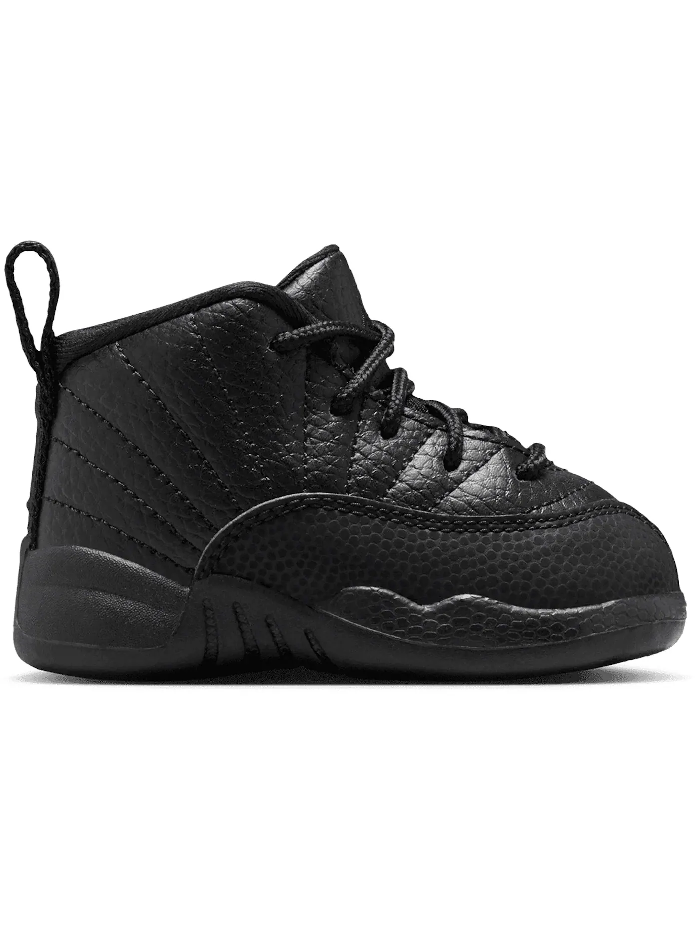 Детские кроссовки с принтом Jordan 12 Retro Jordan — изображение 1 из 1, черный/черный/красный