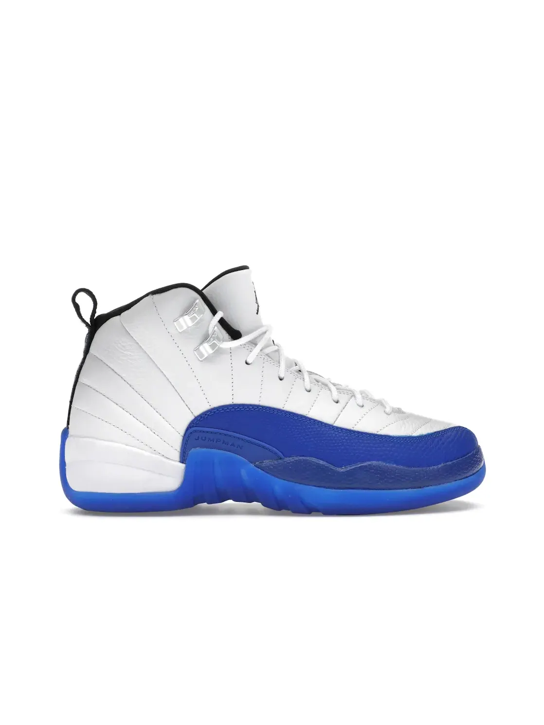 Детские кроссовки с длинным шнурком Jordan 12 Retro Jordan — изображение 1 из 4, белый/черный