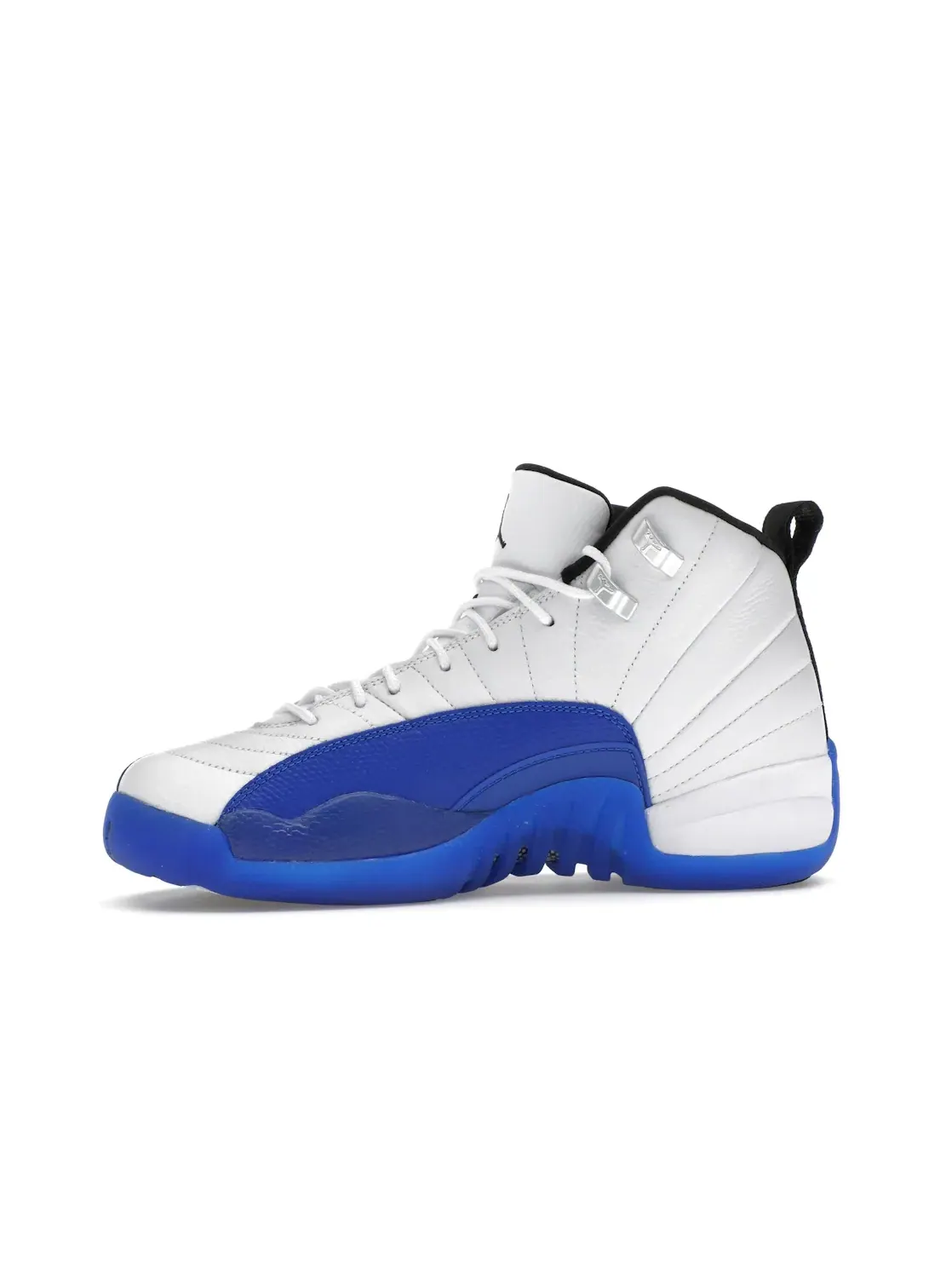 Детские кроссовки с длинным шнурком Jordan 12 Retro Jordan — изображение 3 из 4, белый/черный