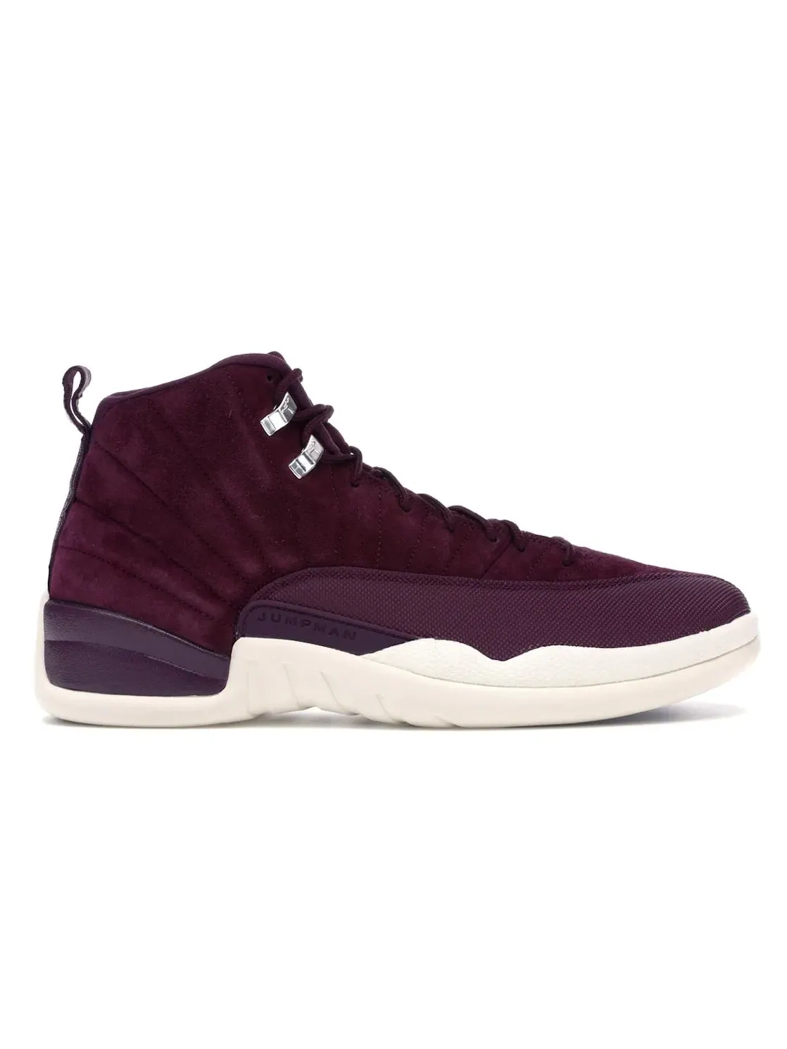 Мужские кроссовки с замшевым верхом Jordan 12 Retro Jordan — изображение 1 из 4, металлик серебристый