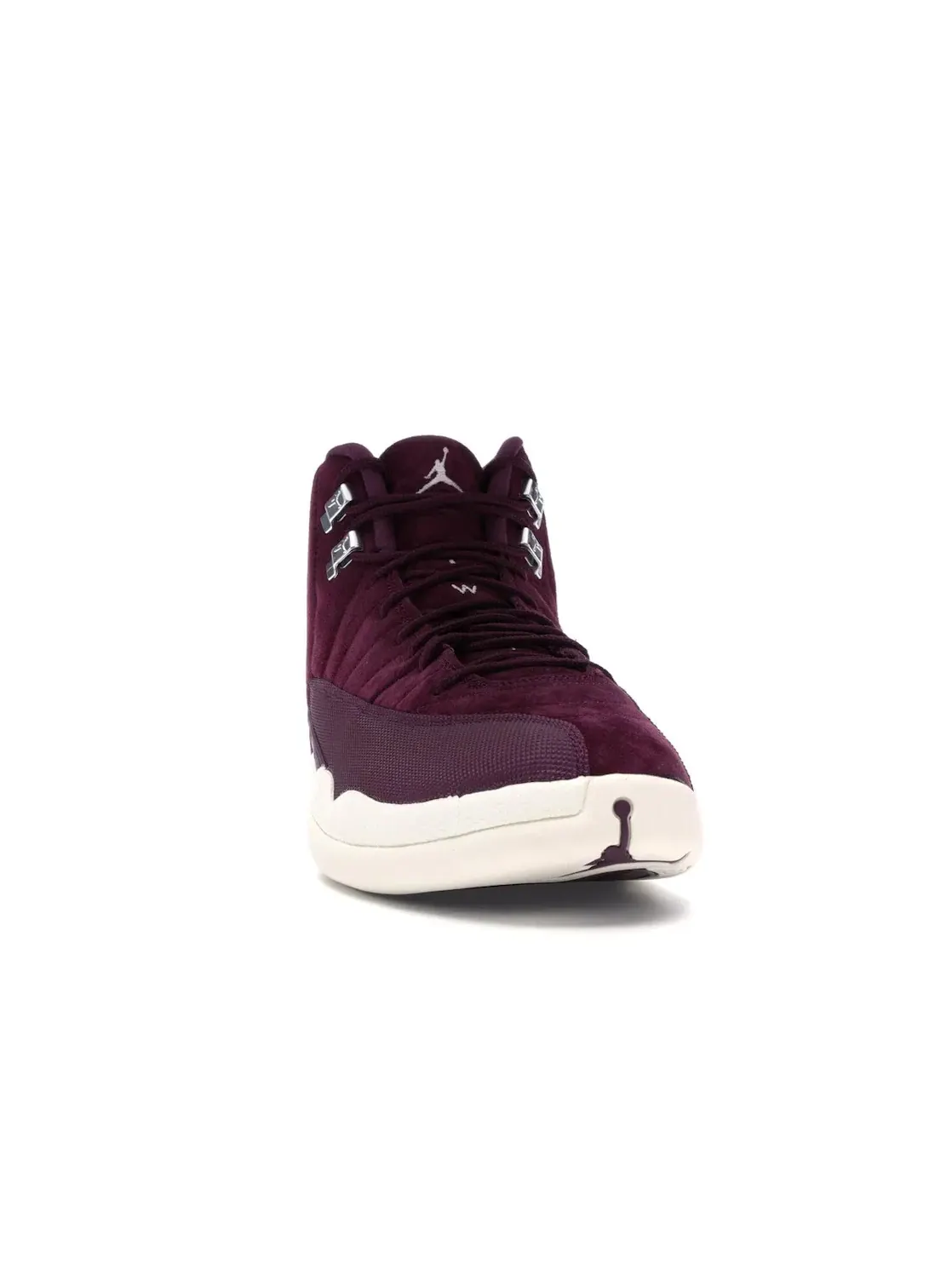 Мужские кроссовки с замшевым верхом Jordan 12 Retro Jordan — изображение 2 из 4, металлик серебристый