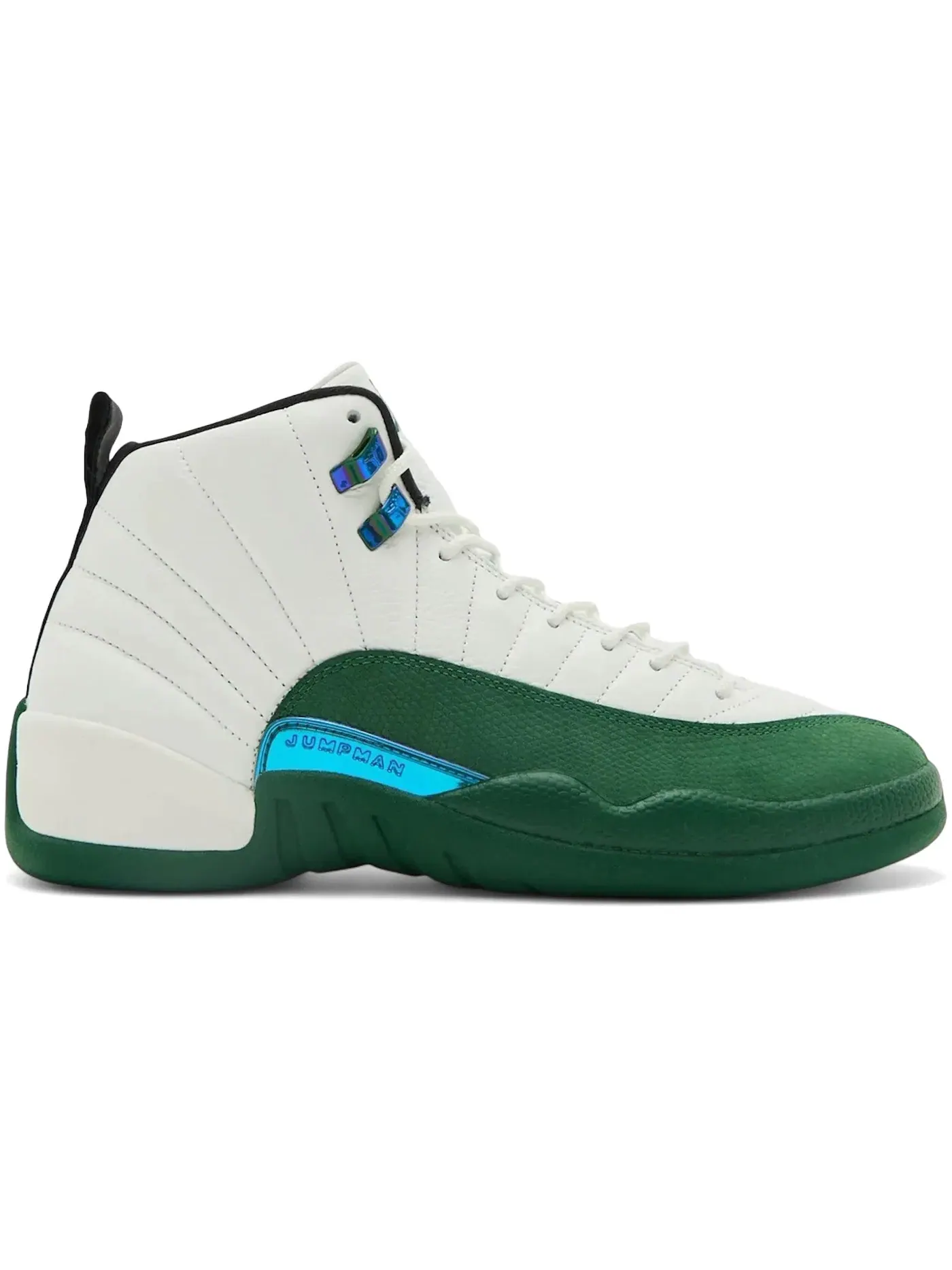 Мужские кроссовки с принтом Jordan 12 Retro Jordan Summit White Gorge Green Black Fierce Purple — изображение 1 из 1