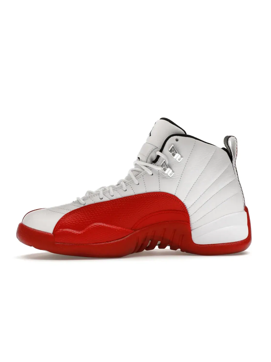 Мужские кроссовки с замшевым верхом Jordan 12 Retro Jordan — изображение 3 из 4, белый/черный/красный