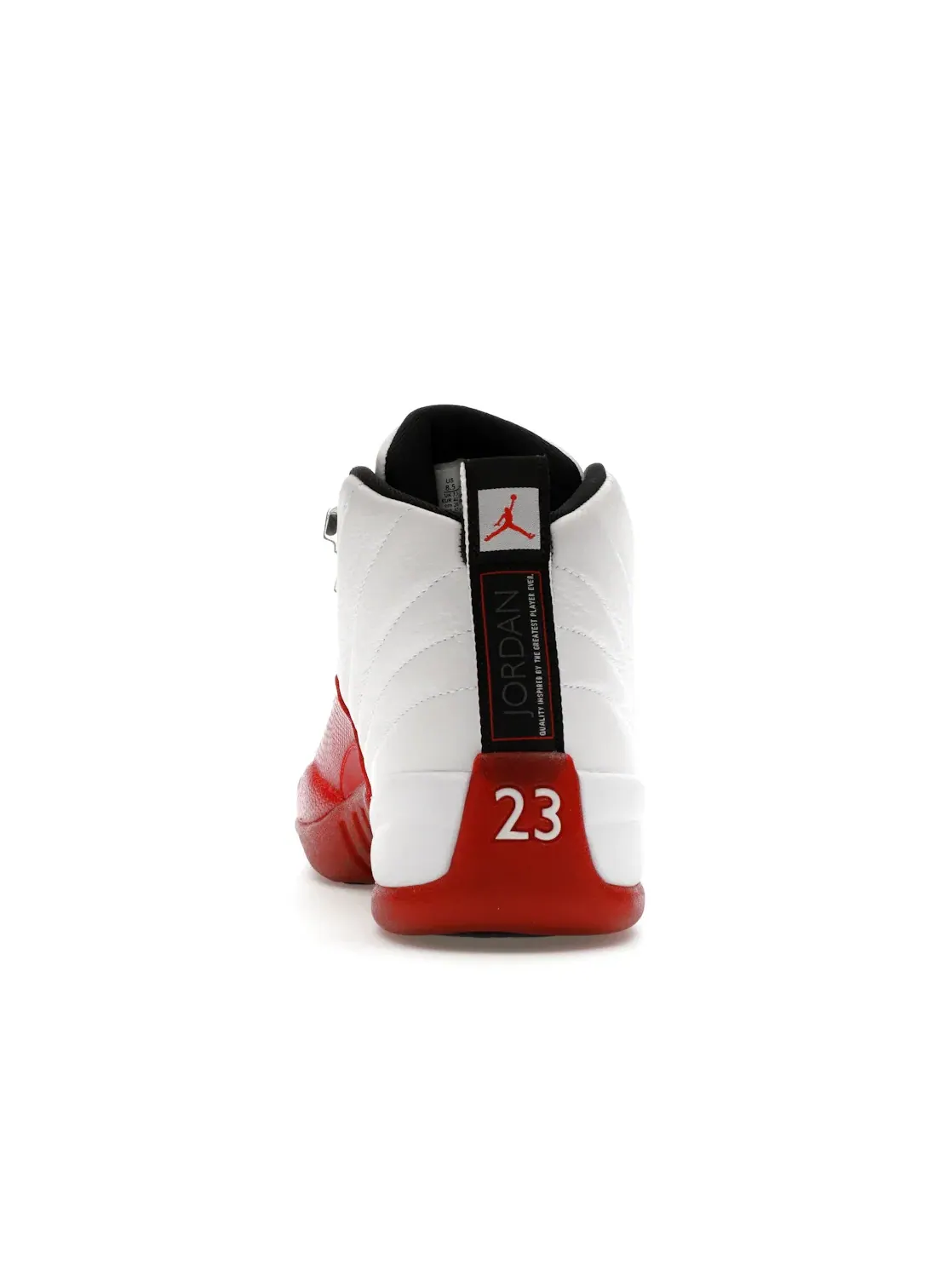 Мужские кроссовки с замшевым верхом Jordan 12 Retro Jordan — изображение 4 из 4, белый/черный/красный