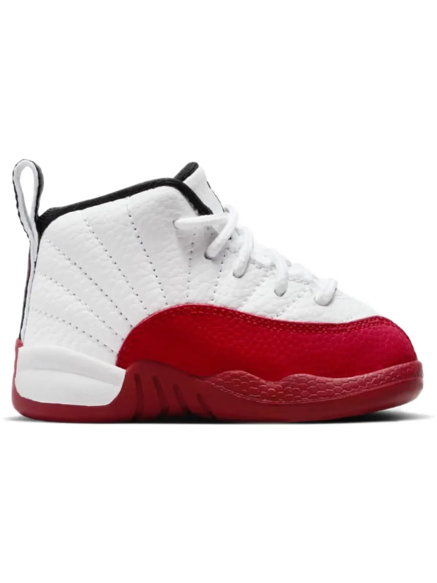 Детские кроссовки с принтом Jordan 12 Retro Jordan — изображение 1 из 1, белый/черный/красный