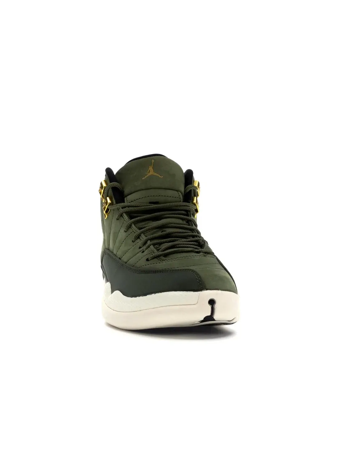 Мужские кроссовки с принтом Jordan 12 Retro Jordan — изображение 2 из 4, оливковый/черный