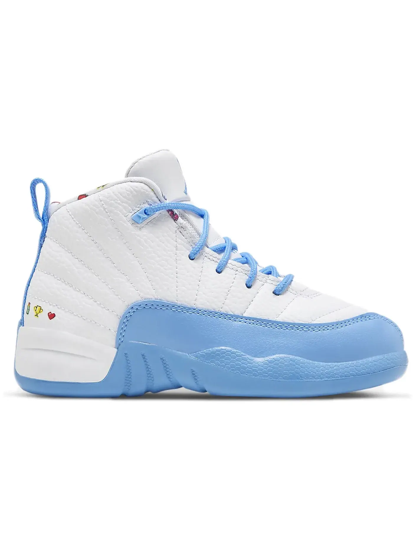 Детские кроссовки Lifestyle Jordan 12 Retro Emoji (PS) Jordan — изображение 1 из 1, белый///синий