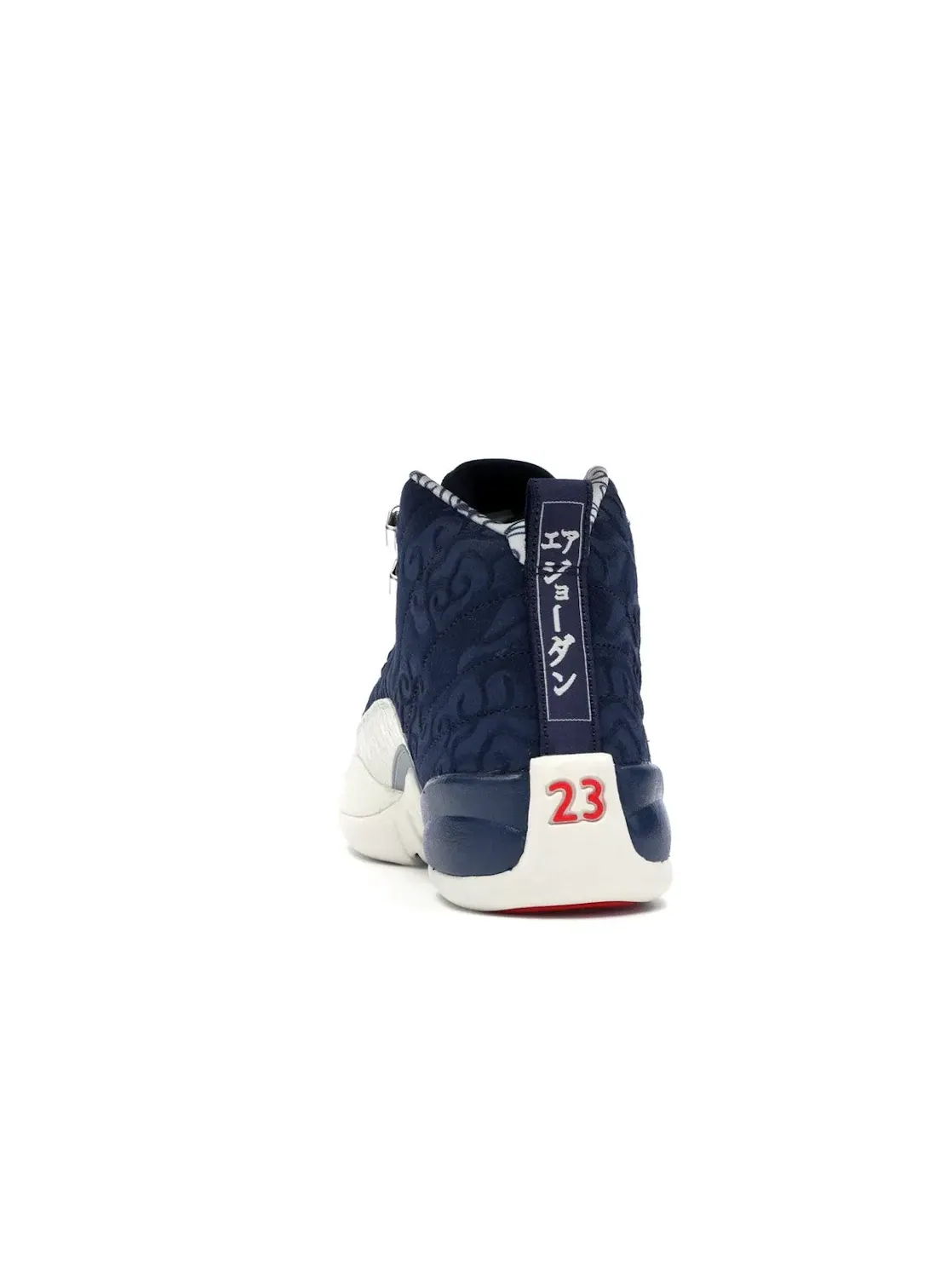 Детские кроссовки Lifestyle с принтом Jordan 12 Retro Jordan — изображение 4 из 4, темно-синий/красный