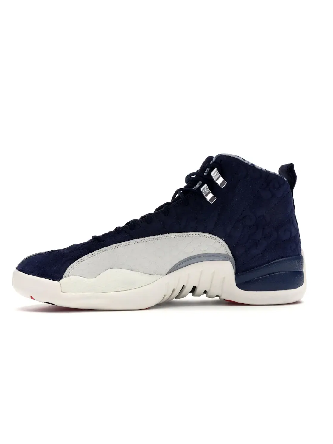 Мужские кроссовки с принтом Jordan 12 Retro International Flight Jordan — изображение 3 из 4, темно-синий/красный