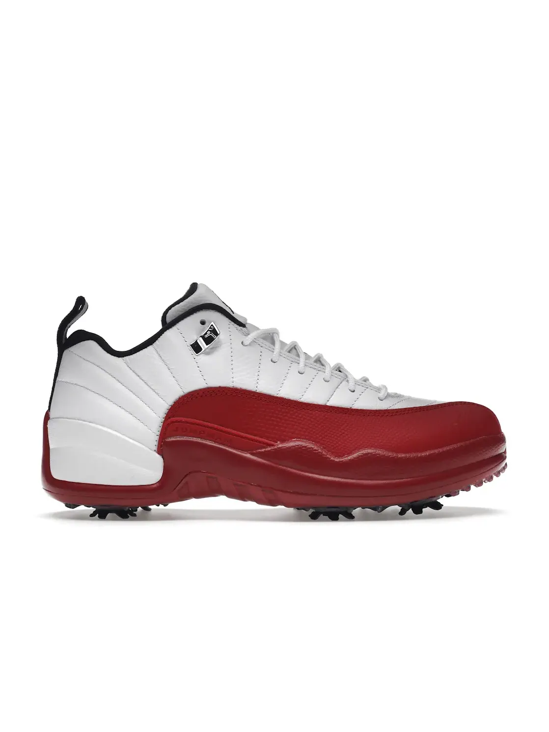 Мужские гольф-кроссовки с шипами Jordan 12 Retro Low Golf Cherry Jordan — изображение 1 из 4, белый/красный