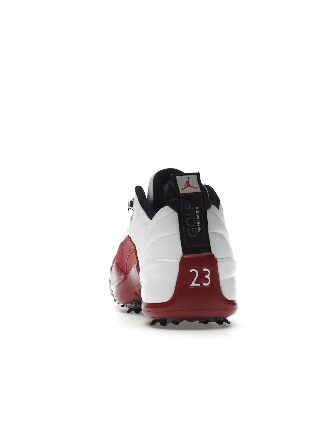 Мужские гольф-кроссовки с шипами Jordan 12 Retro Low Golf Cherry Jordan — изображение 4 из 4, белый/красный