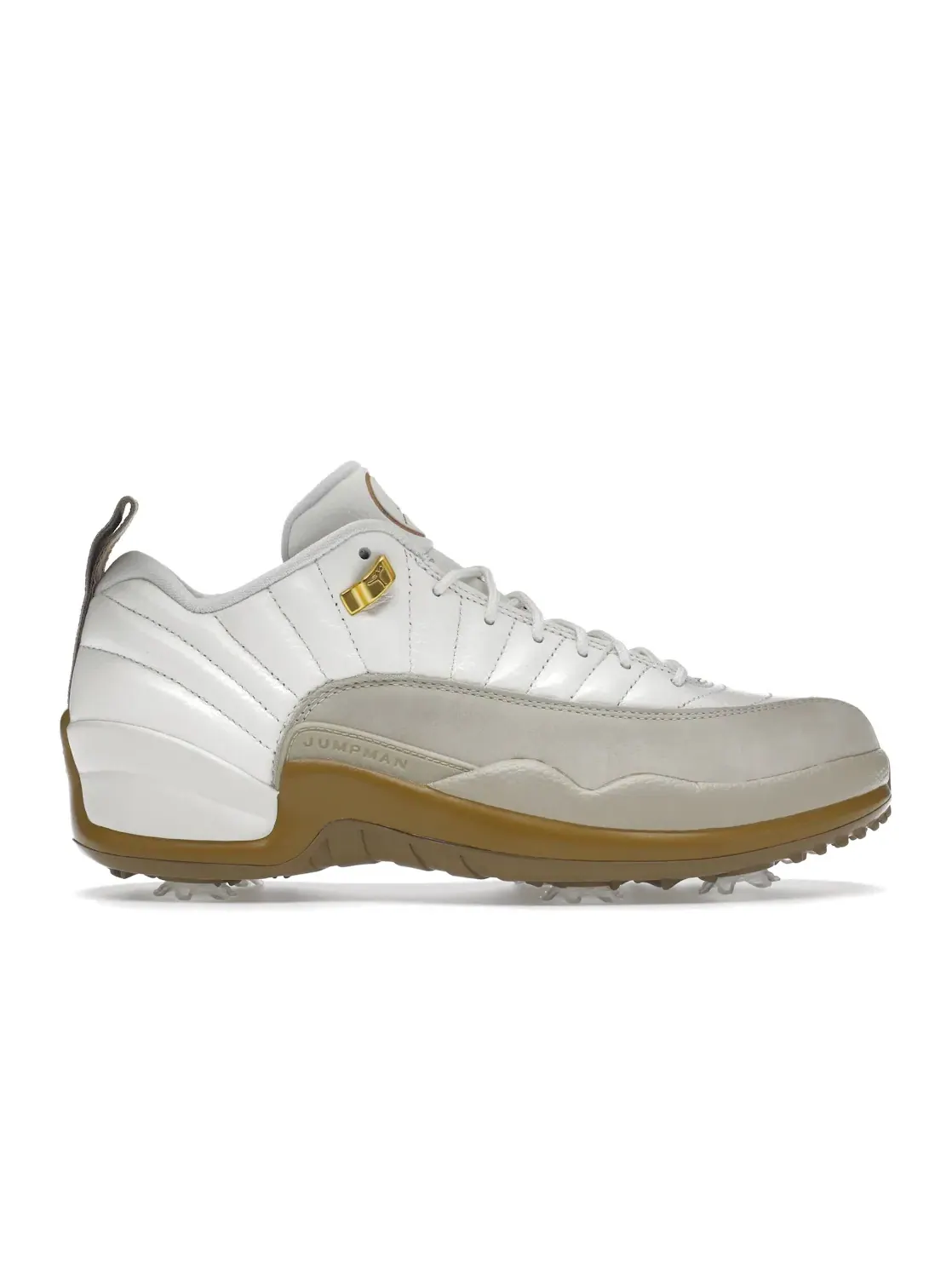Мужские кроссовки для гольфа с низким верхом Jordan 12 Retro Low Golf Jordan — изображение 1 из 4, белый//черный