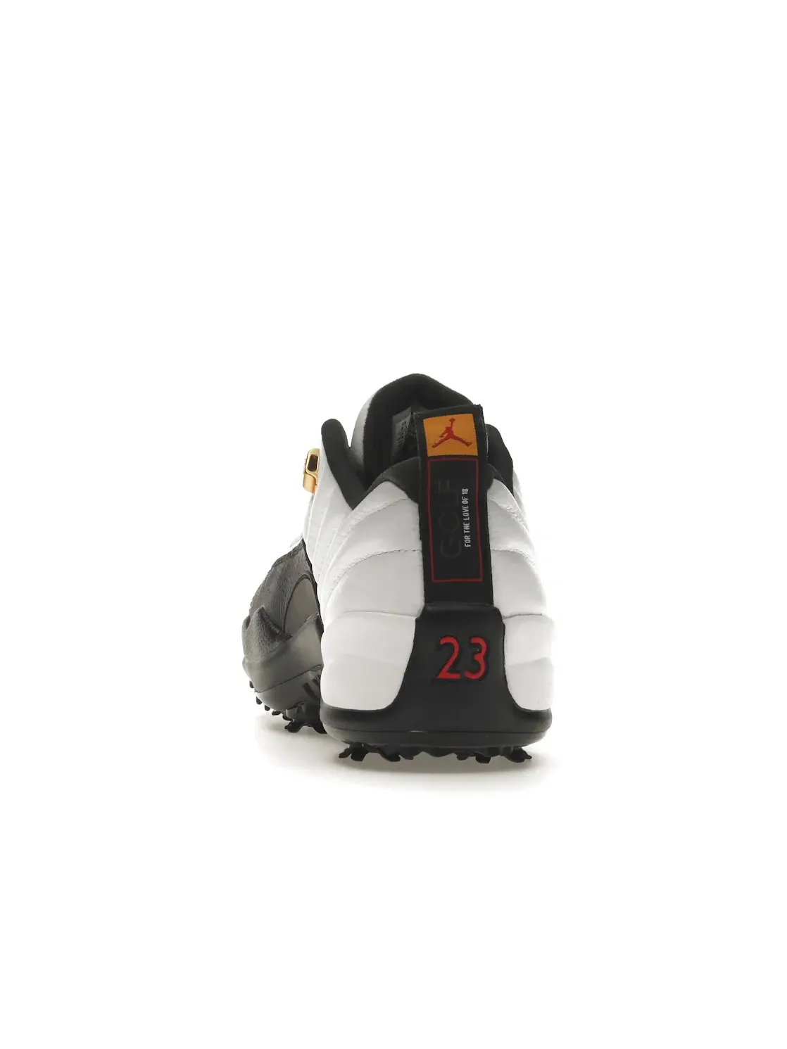 Мужские гольф-кроссовки с замшевым верхом Jordan 12 Retro Low Golf — изображение 4 из 4, белый/черный