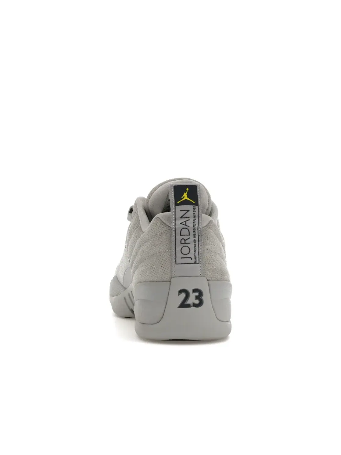 Мужские кроссовки с замшевым верхом Jordan 12 Retro Low Jordan — изображение 4 из 4, серый/темно-синий