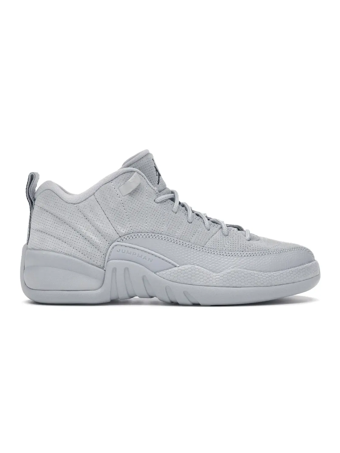 Детские кроссовки Lifestyle Jordan 12 Retro Low Jordan Wolf Grey / Armory Navy / Electrolime — изображение 1 из 4