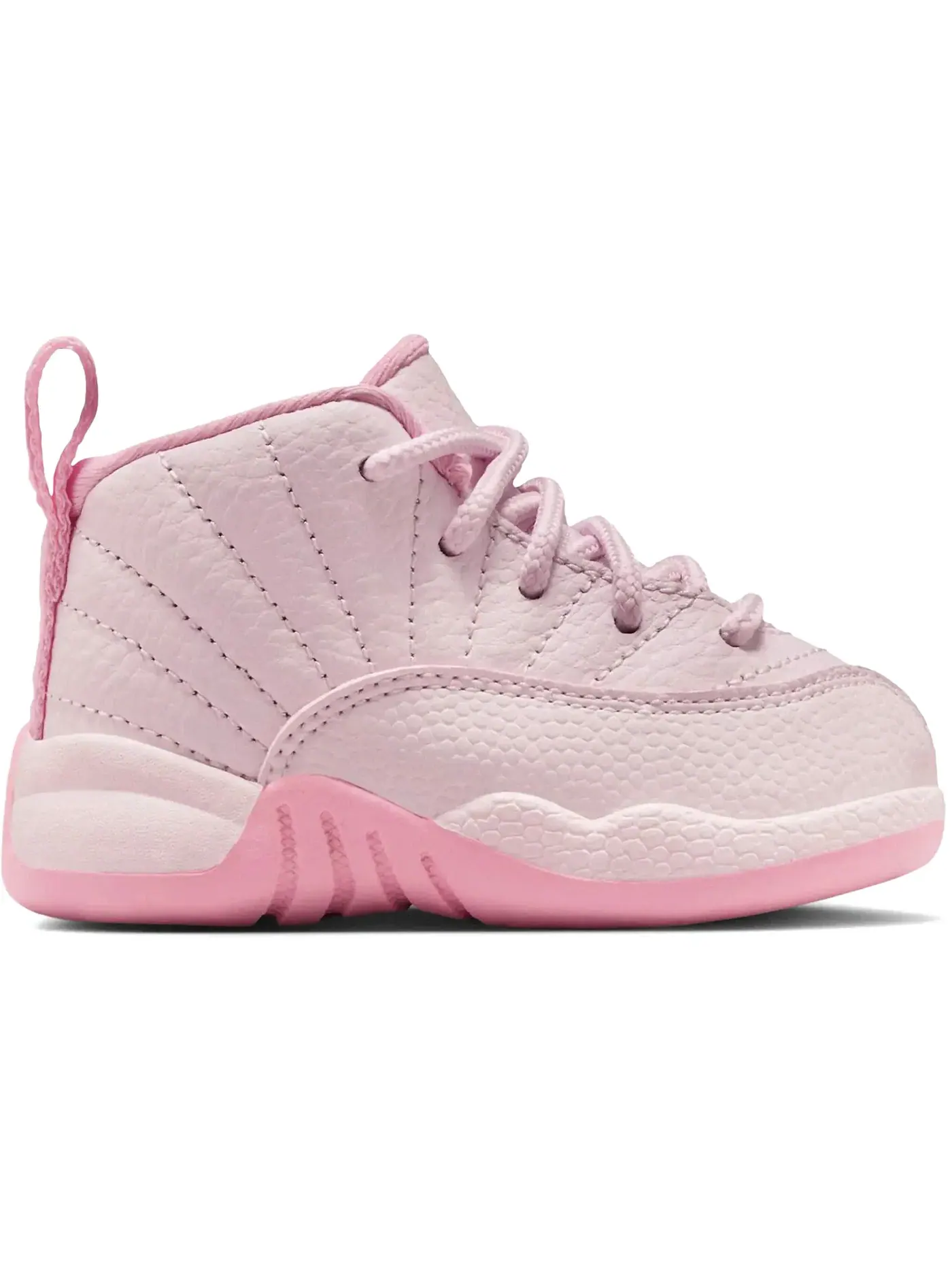 Детские кроссовки с замшевыми вставками Jordan 12 Retro — изображение 1 из 1, розовый/розовый
