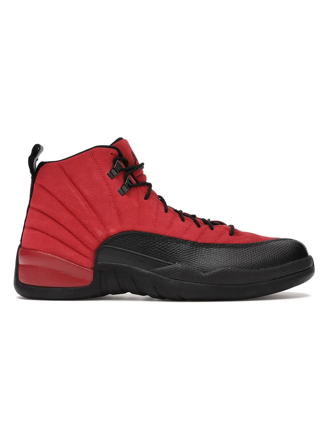 Мужские кроссовки с замшевым верхом Jordan 12 Retro Reverse Flu Game Jordan — изображение 1 из 4, красный/черный
