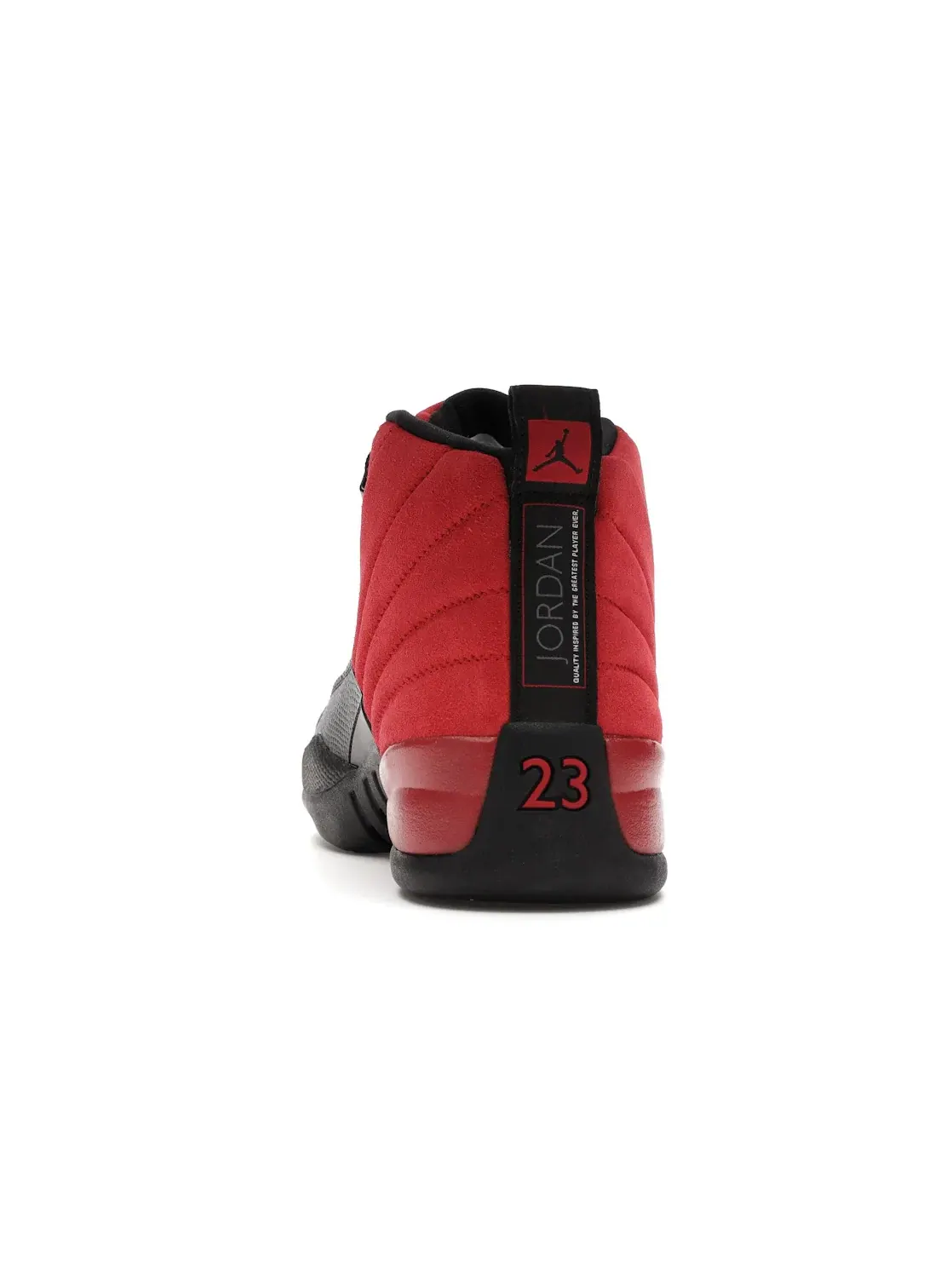 Мужские кроссовки с замшевым верхом Jordan 12 Retro Reverse Flu Game Jordan — изображение 4 из 4, красный/черный
