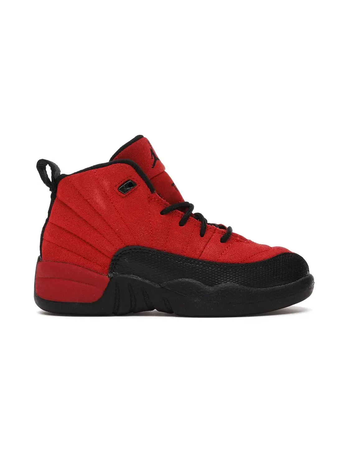 Детские кроссовки баскетбольные Reverse Flu Game Jordan 12 Retro — изображение 1 из 4, красный/черный