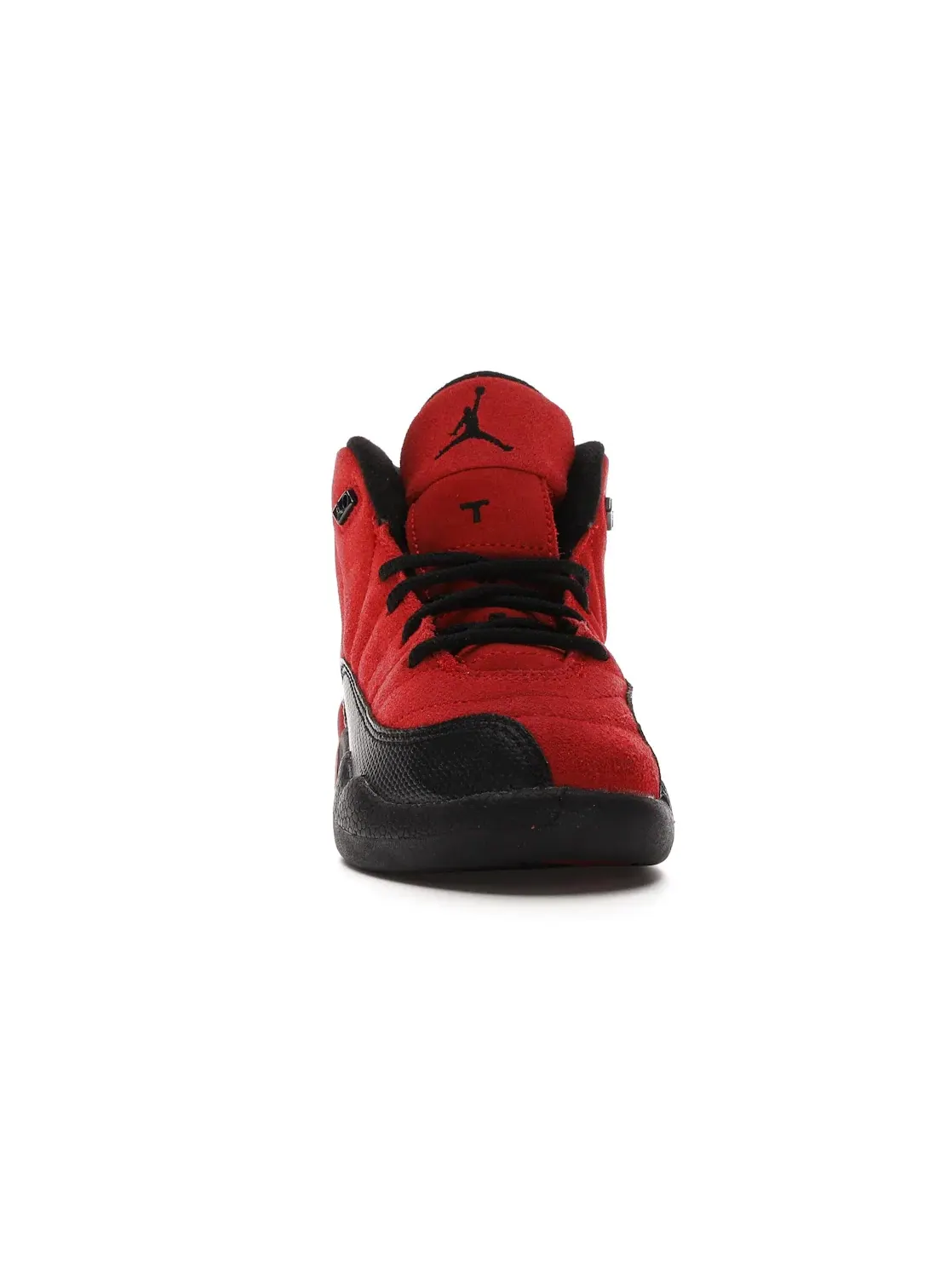 Детские кроссовки баскетбольные Reverse Flu Game Jordan 12 Retro — изображение 2 из 4, красный/черный