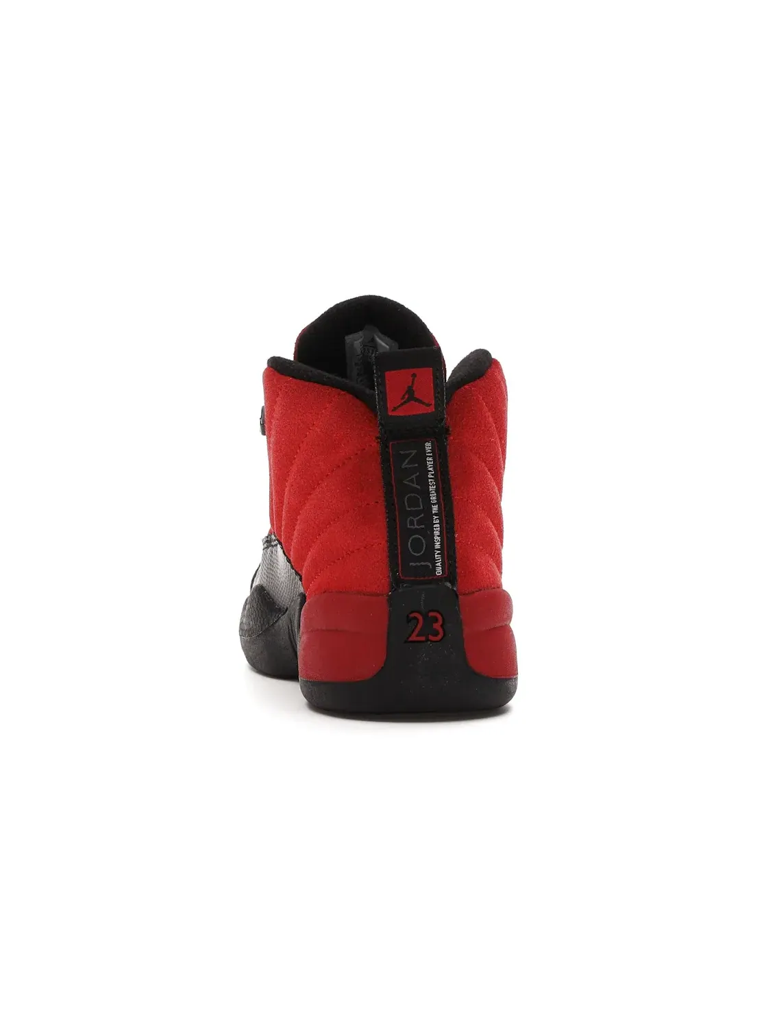 Детские кроссовки баскетбольные Reverse Flu Game Jordan 12 Retro — изображение 4 из 4, красный/черный
