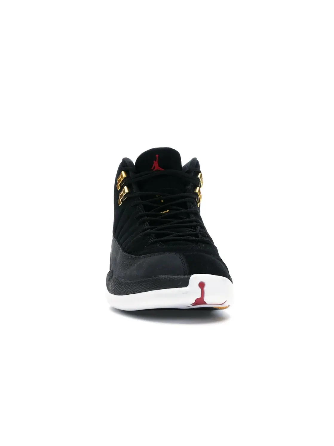 Мужские кроссовки высокие с принтом Jordan 12 Retro — изображение 2 из 4, черный/белый--черный