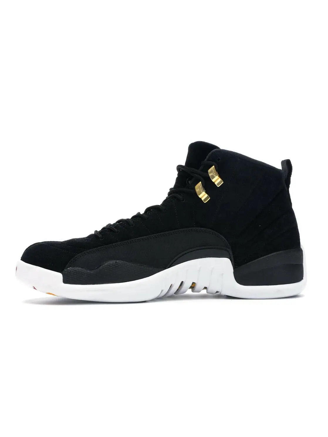 Мужские кроссовки высокие с принтом Jordan 12 Retro — изображение 3 из 4, черный/белый--черный
