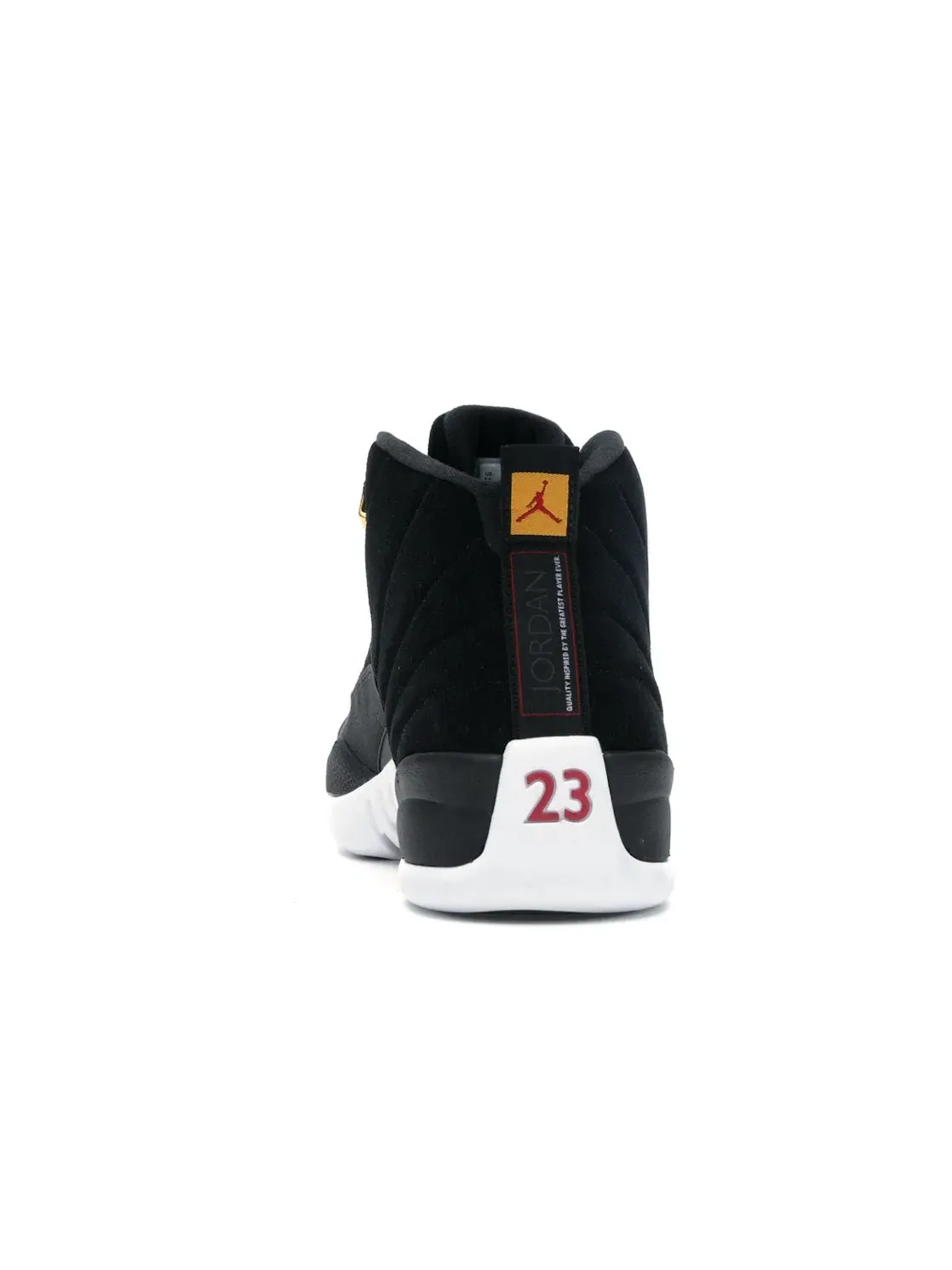 Мужские кроссовки высокие с принтом Jordan 12 Retro — изображение 4 из 4, черный/белый--черный