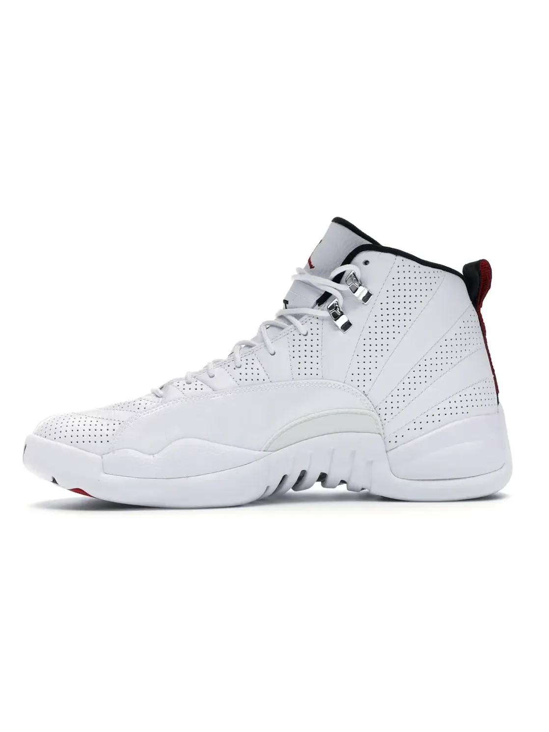 Мужские кроссовки Lifestyle Jordan 12 Retro Jordan — изображение 3 из 4, белый/красный-черный