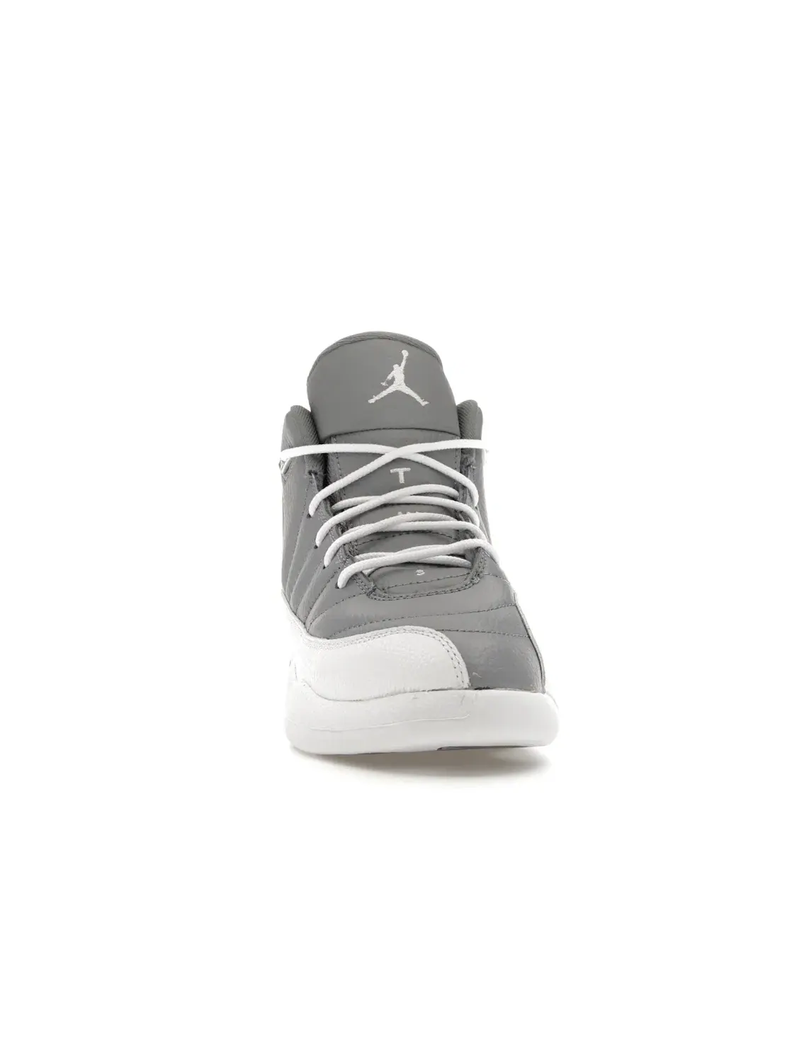 Детские кроссовки с замшевой отделкой Jordan 12 Retro — изображение 2 из 4, белый/серый