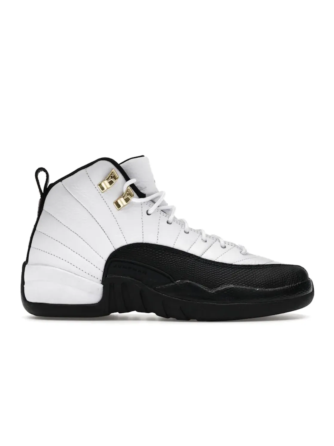 Детские кроссовки Lifestyle с контрастной расцветкой Jordan 12 Retro Taxi 2025 GS — изображение 1 из 4, белый/черный