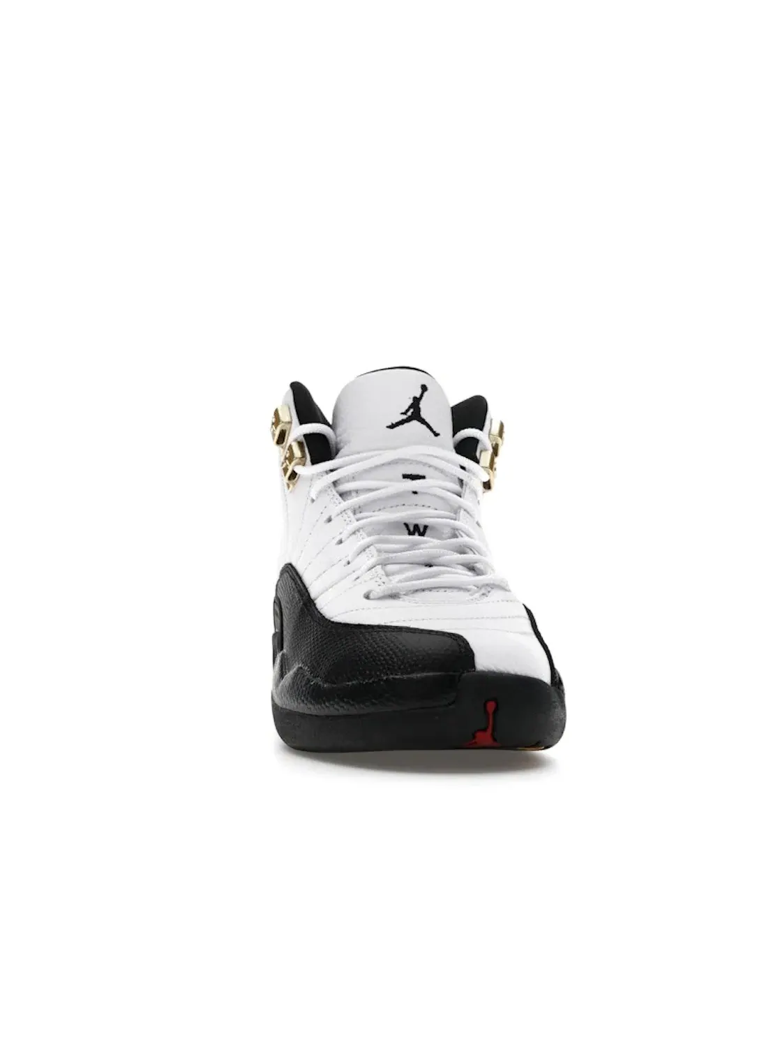 Детские кроссовки Lifestyle с контрастной расцветкой Jordan 12 Retro Taxi 2025 GS — изображение 2 из 4, белый/черный