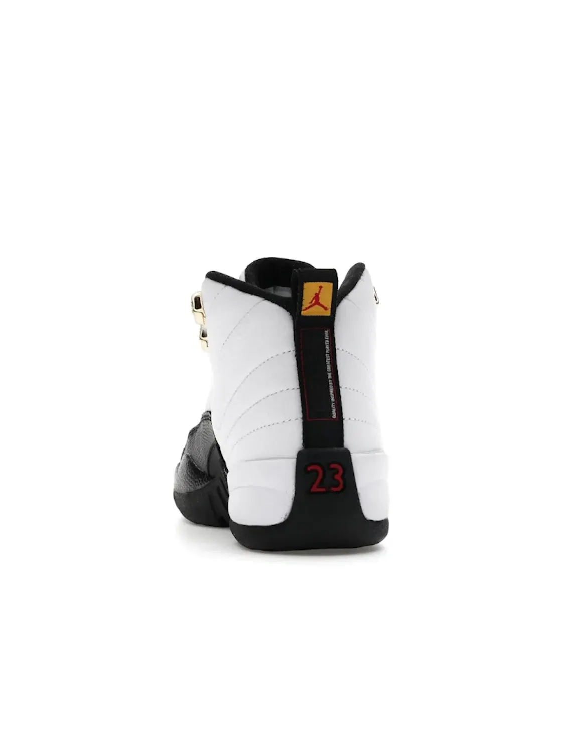 Детские кроссовки Lifestyle с контрастной расцветкой Jordan 12 Retro Taxi 2025 GS — изображение 4 из 4, белый/черный