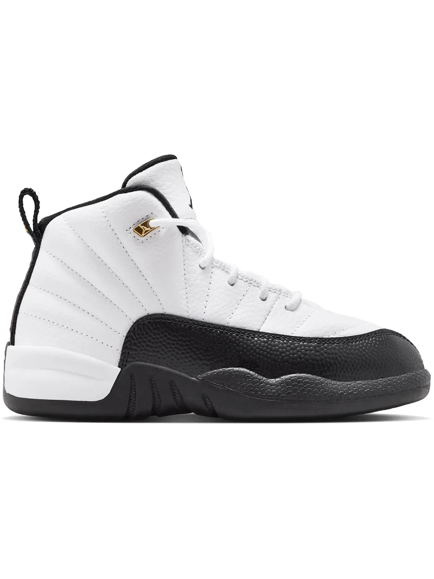 Детские кроссовки с высоким верхом Jordan 12 Retro — изображение 1 из 1, белый/черный