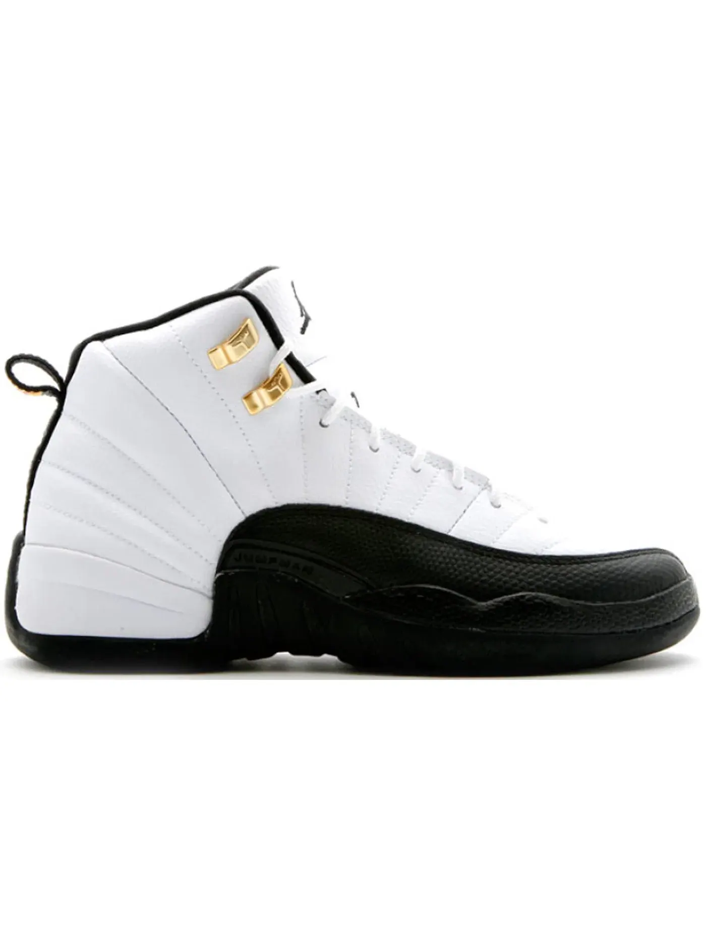 Детские кроссовки Lifestyle с принтом Jordan 12 Retro — изображение 1 из 1, белый/черный