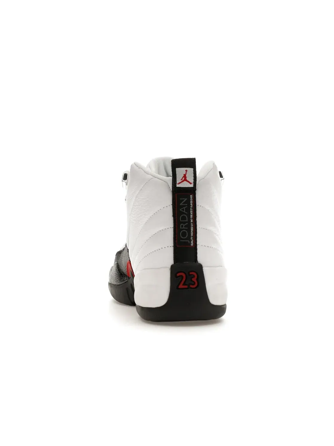 Детские кроссовки Lifestyle с принтом Jordan 12 Retro Jordan — изображение 4 из 4, белый/красный/черный