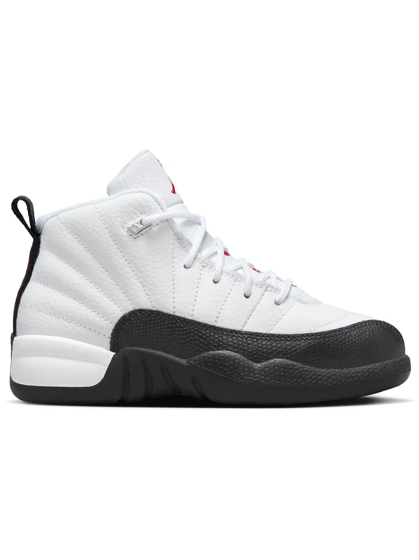 Детские кроссовки с принтом Jordan 12 Retro Jordan — изображение 1 из 1, белый красный черный