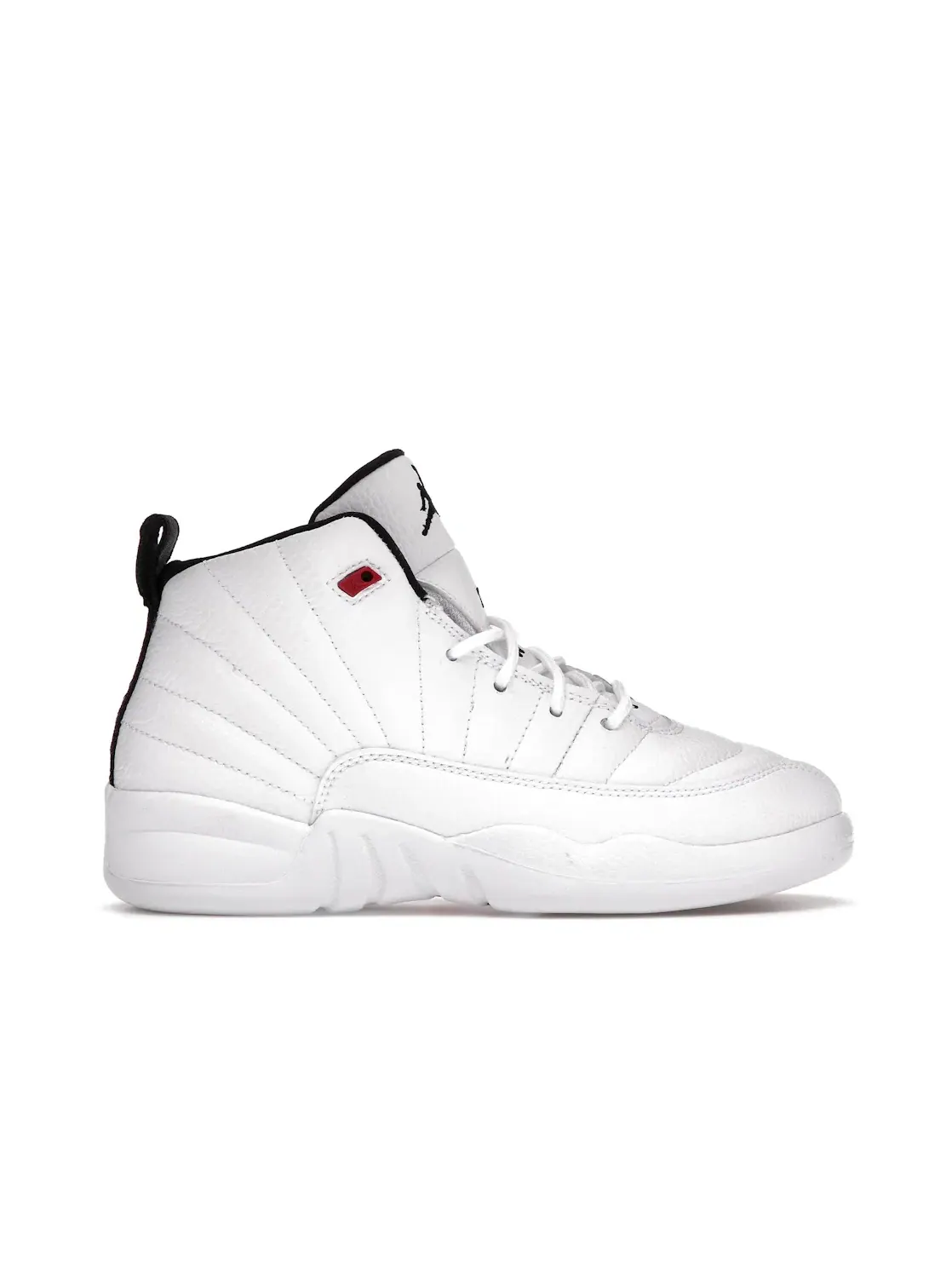 Детские кроссовки с принтом Jordan 12 Retro Jordan — изображение 1 из 4, белый/черный-красный