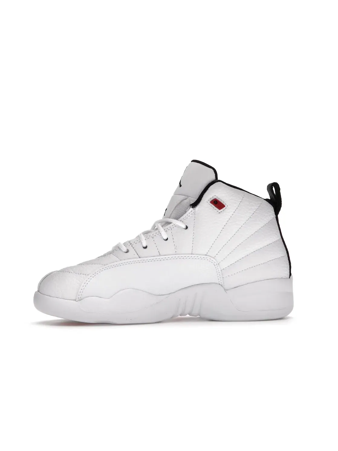Детские кроссовки с принтом Jordan 12 Retro Jordan — изображение 3 из 4, белый/черный-красный