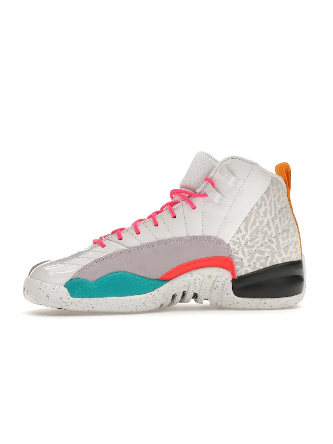 Детские кроссовки Lifestyle Jordan 12 Retro Jordan — изображение 3 из 4, белый/зеленый
